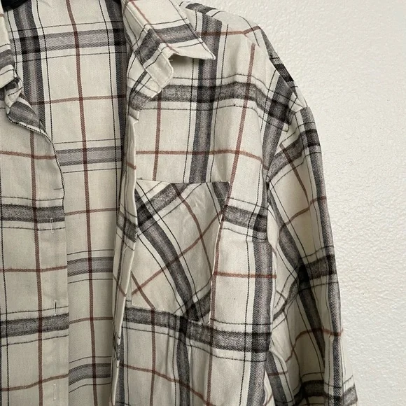 White black and brown flannnel - Picture 4 of 5